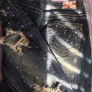 Distressed Jeans